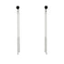 Hanging Black Diamond Earrings - Alaia No. 9
